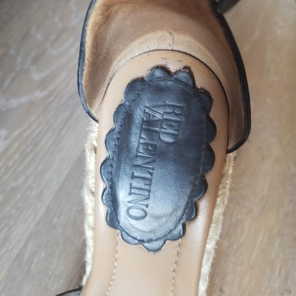 VALENTINO - espadrilles open toe wedges - Picture 6 of 8